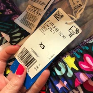 New! Adidas Originals gallery 3 stripe tights NWT New! Adidas Originals gallery 3 stripe tights NWT